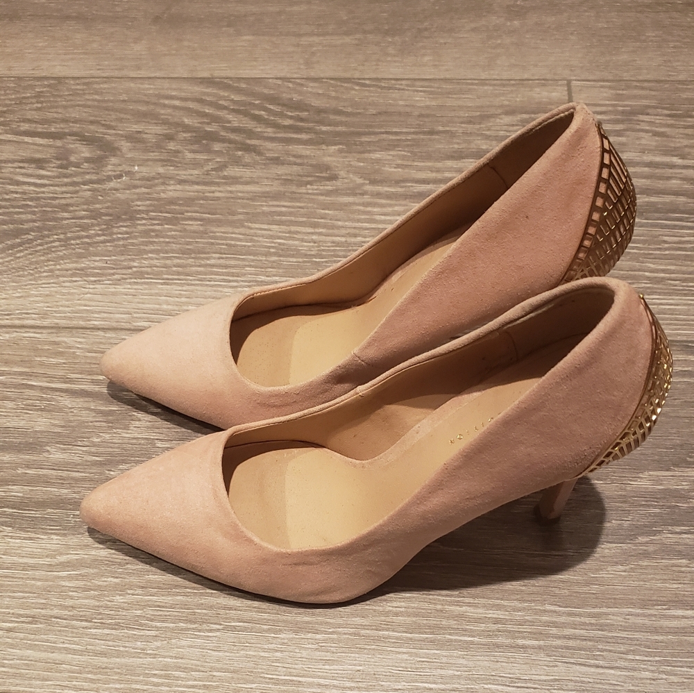 Pink/blush heels, size 7, lightly worn